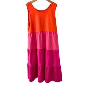 The Children’s Place girls Size XL dress pink/orange